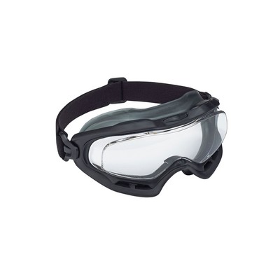 Phantom OTG Indirect Vent Goggle with Black Frame, Clear Lens and 4A Coating - FR Strap